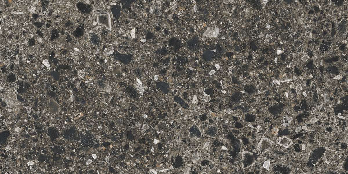 K-333/MR Terrazzo (Терраццо) dark grey 300x600 матовый темно-серый