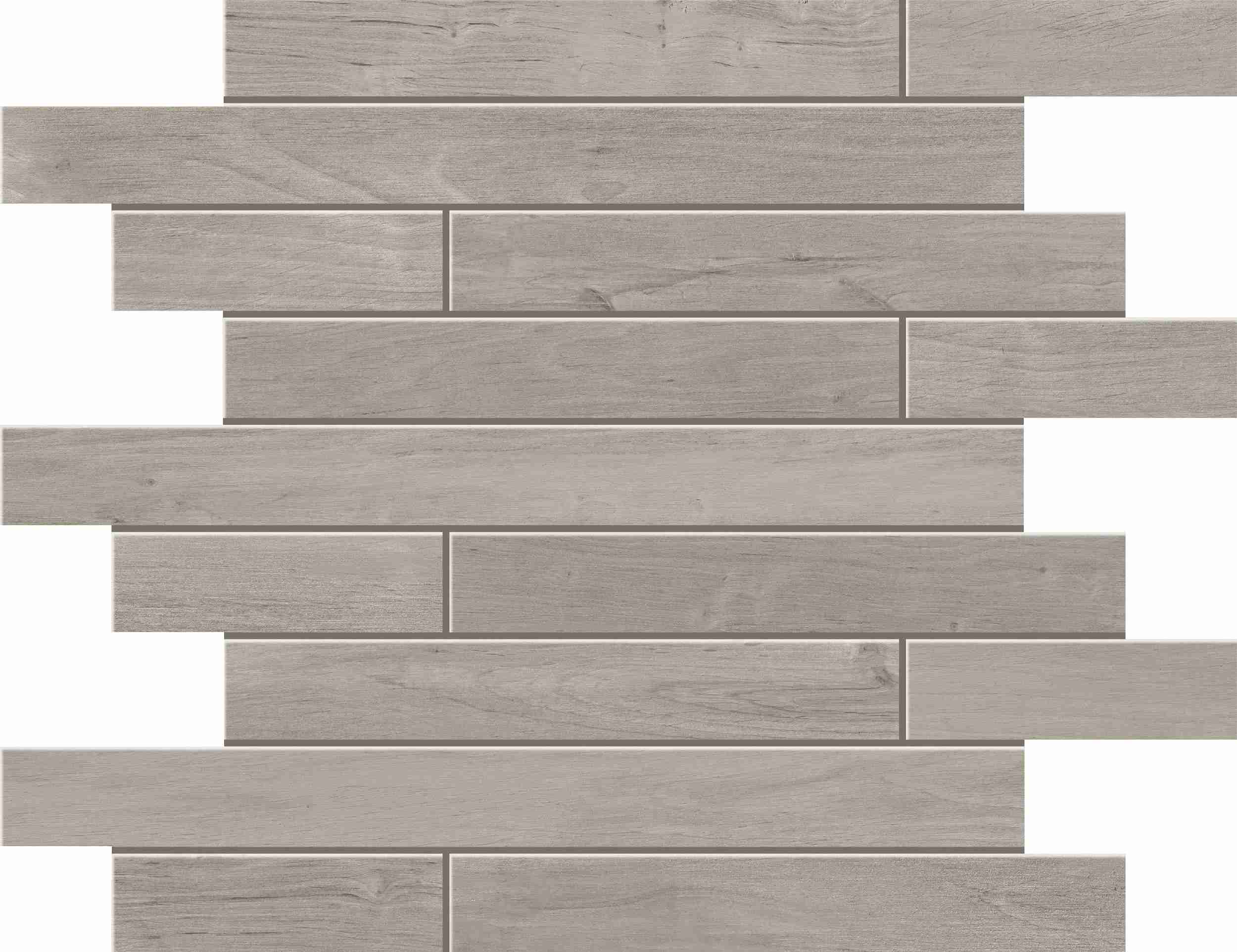 SF03 Soft Wood Grey Muretto 300x350 неполированный серый мозаика